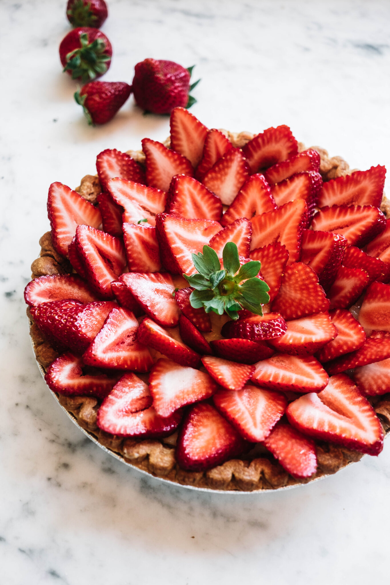 easy strawberry tart