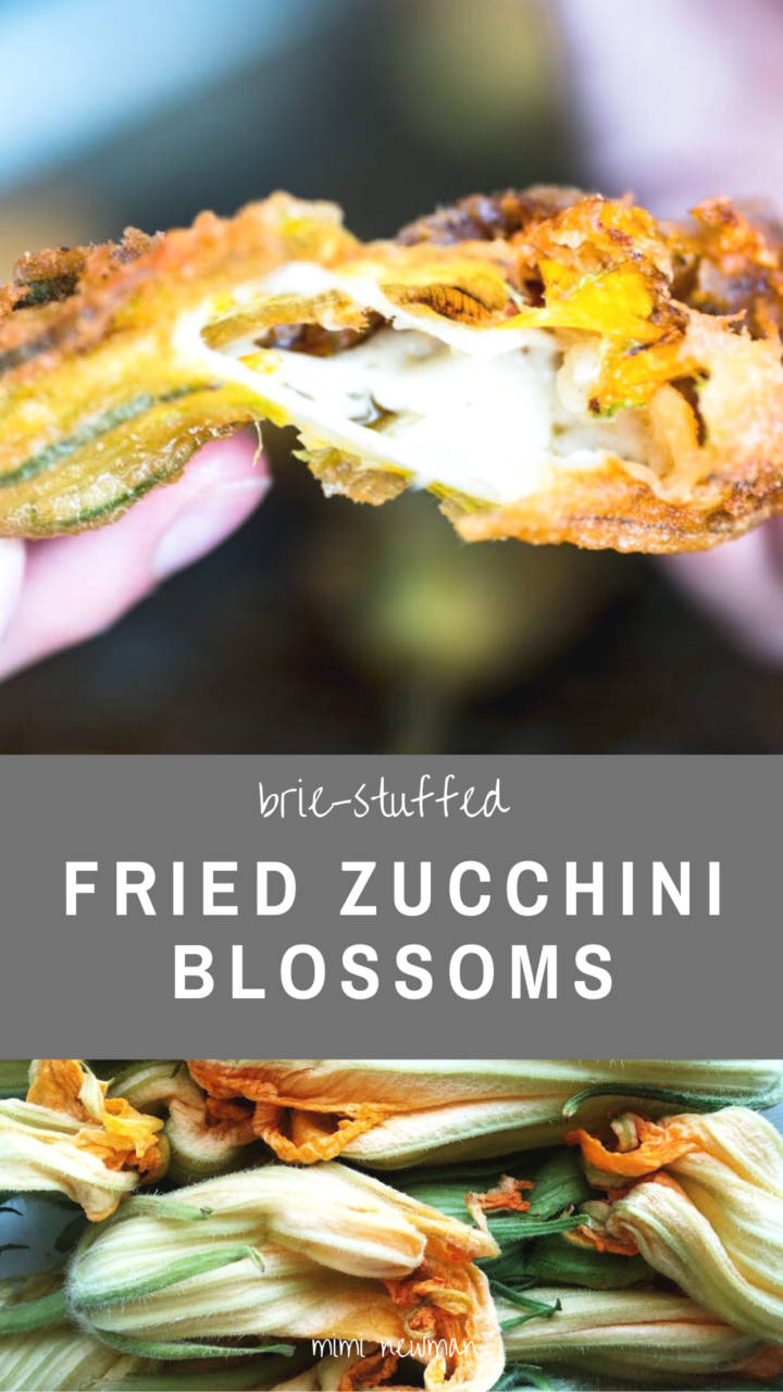 Brie-Stuffed Fried Zucchini Blossoms