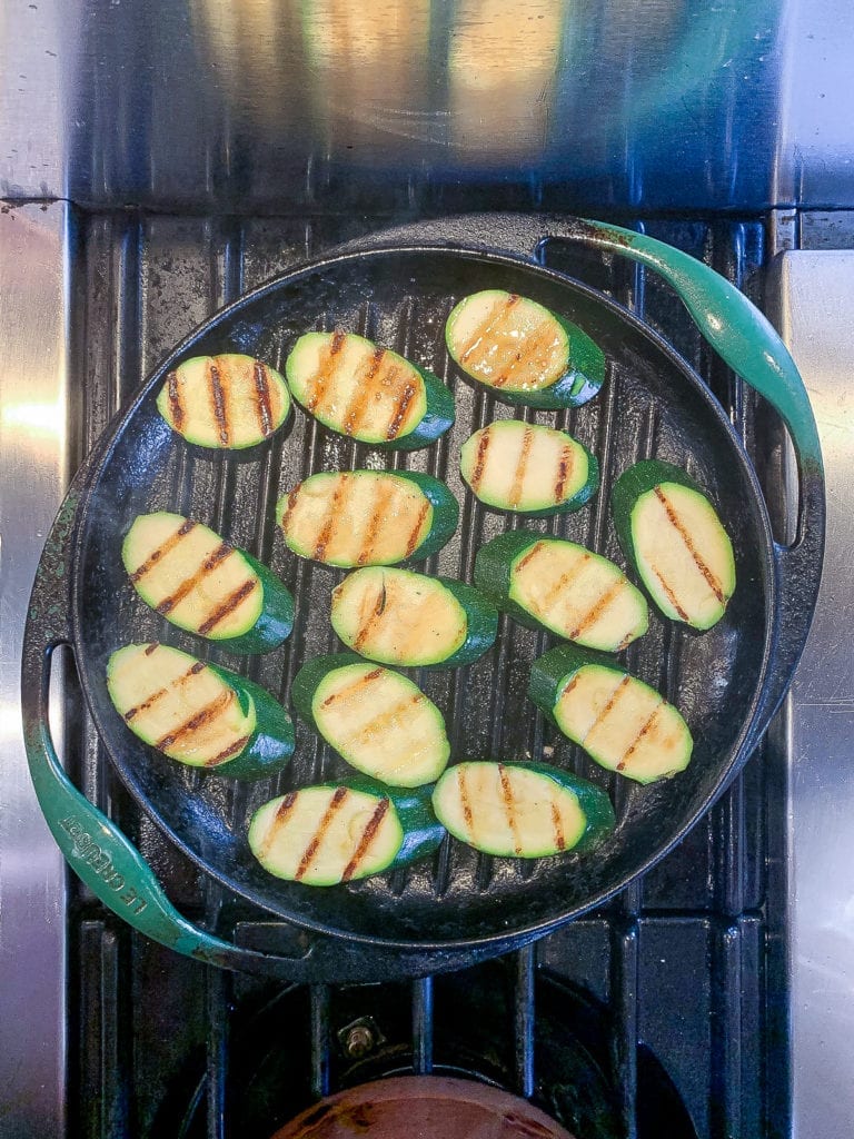 Grilled Zucchini with Ricotta 