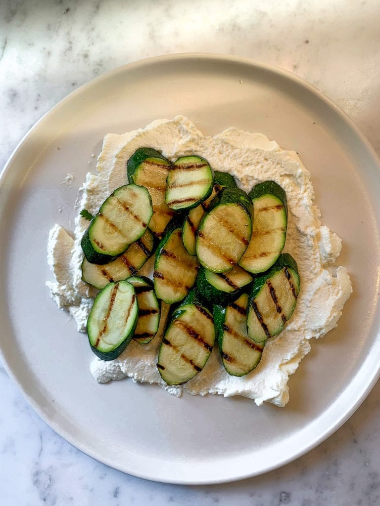 Grilled Zucchini with Ricotta 